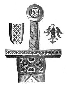 Sword of Charlemagne, c8th century, (1870)