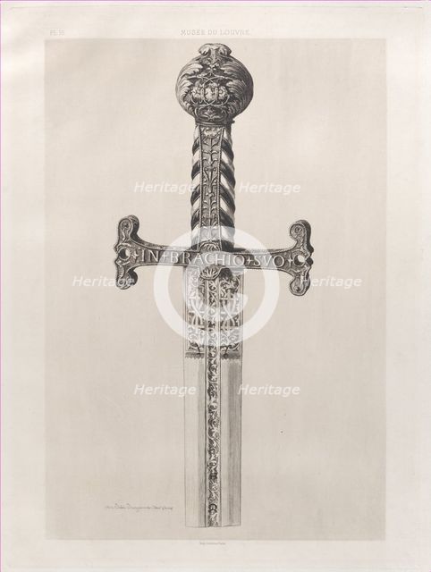 Sword of Francis I, 1864. Creator: Jules-Ferdinand Jacquemart.