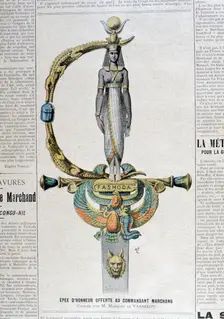 Sword of honor offered to the commercial commander, 1899