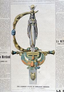 Sword of honor offered to the commercial commander, 1899