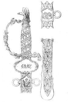 Sword of Honour presented to General M'Clellan by the City of Philadelphia, 1861. Creator: Unknown