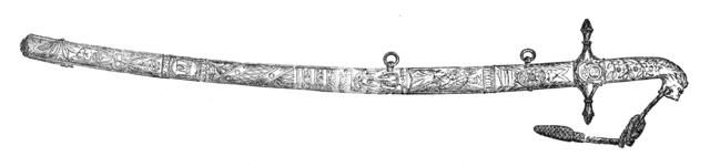 Sword of Honour presented to General Sir F. Roberts by the City of London, 1881. Creator: Unknown.