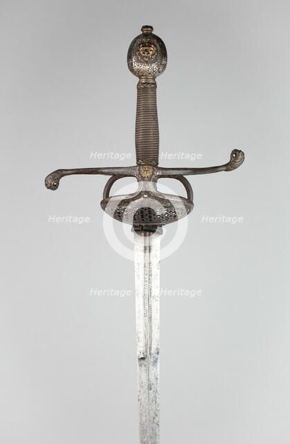 Sword (Pappenheimer Rapier), Netherlands, c. 1630. Creator: Unknown.