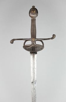 Sword (Pappenheimer Rapier), Netherlands, c. 1630. Creator: Unknown