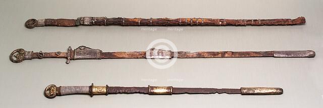 Sword with Scabbard Mounts, Chinese, ca. 600. Creator: Unknown.