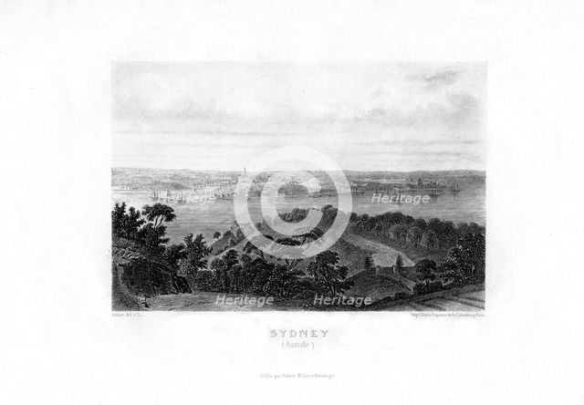 Sydney, Australia, 19th century.Artist: Aubert