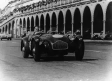 Sydney Allard driving a J2 Allard, September 1950