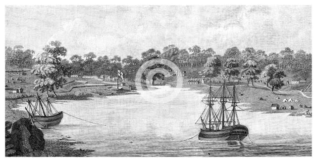 Sydney Cove, New South Wales, Australia, 1788, (1886). Artist: Unknown