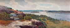 Sydney From Vaucluse c1906. Artist: Henri Tebbitt