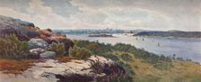 Sydney From Vaucluse c1906. Artist: Henri Tebbitt