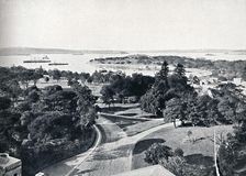Sydney Harbour and Botanical Gardens, c1900. Creator: Unknown