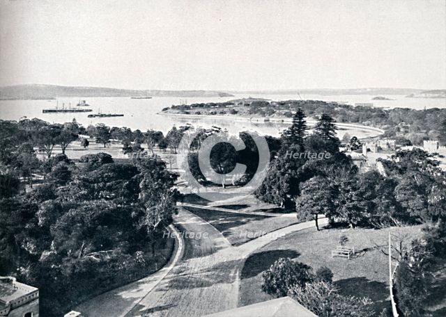 'Sydney Harbour and Botanical Gardens, c1900. Creator: Unknown.