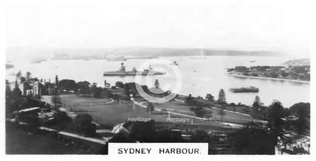 Sydney Harbour, Australia, 1928. Artist: Unknown