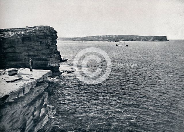 'Sydney Heads, at the Gap at Watson's Bay, c1900. Creator: Unknown.
