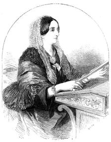 Sydney, Lady Morgan, authoress of "The Wild Irish Girl", 1856. Creator: Smyth