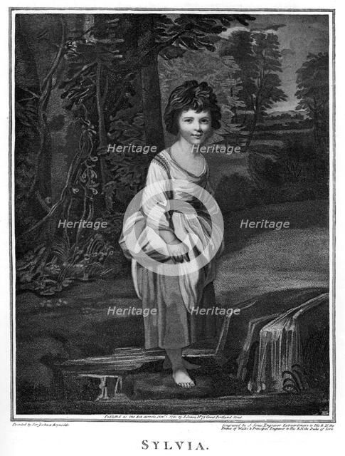 'Sylvia', late 18th century (1905).Artist: J Jones