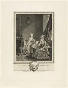 Symbolic Cage, 1760. Creator: Etienne Fessard
