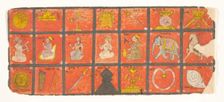 Symbols of the Chakravartin... a Digambara Manuscript, Possibly the Shalibhadra, late 17th cent. Creator: Unknown
