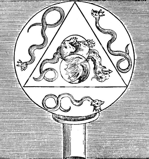 Symbols of the synthesis of the Great Work, 1678. Artist: Unknown