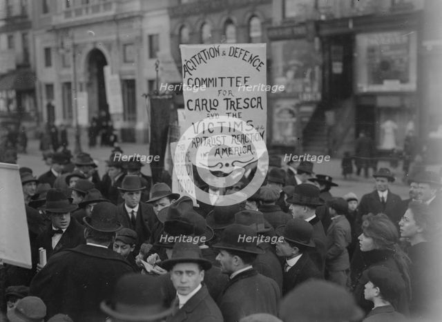 Sympathy Labor Parade, 1916. Creator: Bain News Service.