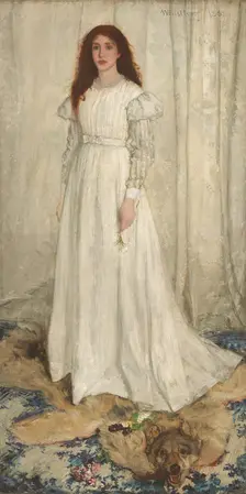Symphony in White, No. 1: The White Girl, 1862. Creator: James Abbott McNeill Whistler
