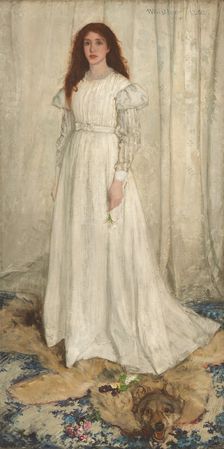 Symphony in White, No. 1: The White Girl, 1862. Creator: James Abbott McNeill Whistler