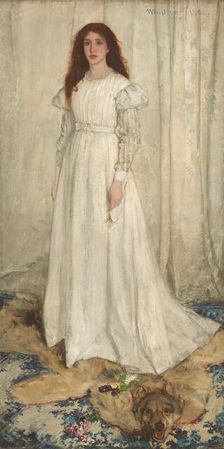 Symphony in White, No. 1: The White Girl, 1862. Creator: James Abbott McNeill Whistler