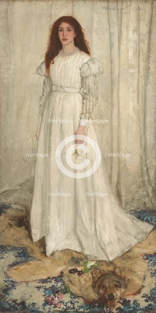 Symphony in White, No. 1: The White Girl, 1862. Creator: James Abbott McNeill Whistler.