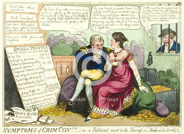 Symptoms of Crim. Con!!, published February 12, 1819. Creator: Isaac Robert Cruikshank.