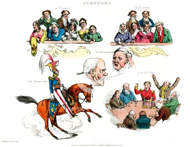 'Symptoms of Being Amused', 1822.Artist: Henry Thomas Alken