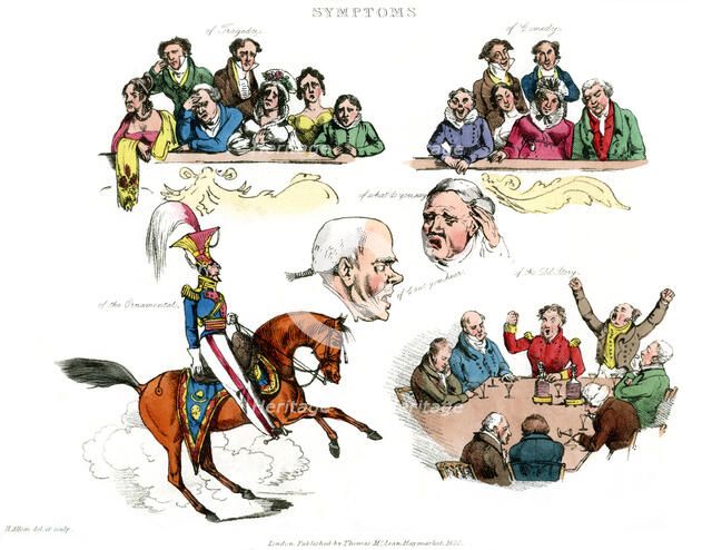 'Symptoms of Being Amused', 1822.Artist: Henry Thomas Alken