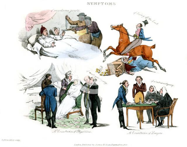 'Symptoms of Being Amused', 1822.Artist: Henry Thomas Alken