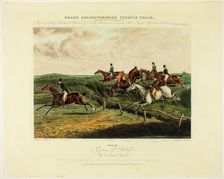Symptoms of Distress, from The Grand Steeplechase Over Leicestershire, published 1830. Creator: Charles Bentley