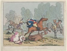 Symptoms of Restiveness, 1807 (?)., 1807 (?). Creator: Thomas Rowlandson