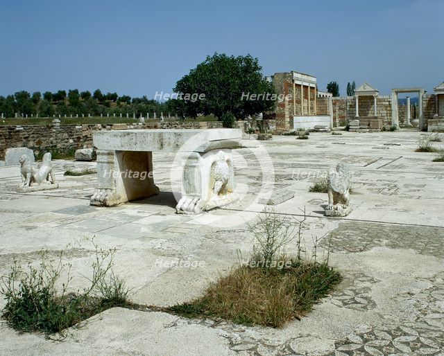 Synagogue, Sardis, Anatolia, Turkey, Later Roman empire (1999). Creator: Unknown.