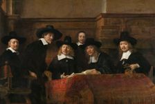 Syndics of the Drapers Guild (The Sampling Officials), 1662. Artist: Rembrandt van Rhijn (1606-1669)