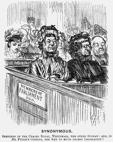 Synonymous 1876. Creator: Charles Samuel Keene