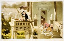 Syntax Star-gazing c1815. Creator: Thomas Rowlandson