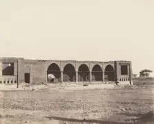 Syout, Caravansérail en Ruines, 1851-52, printed 1853-54. Creator: Félix Teynard