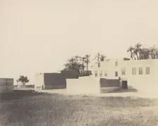 Syout, Habitations Arabes sur le Bord du Nil, 1851-52, printed 1853-54. Creator: Félix Teynard