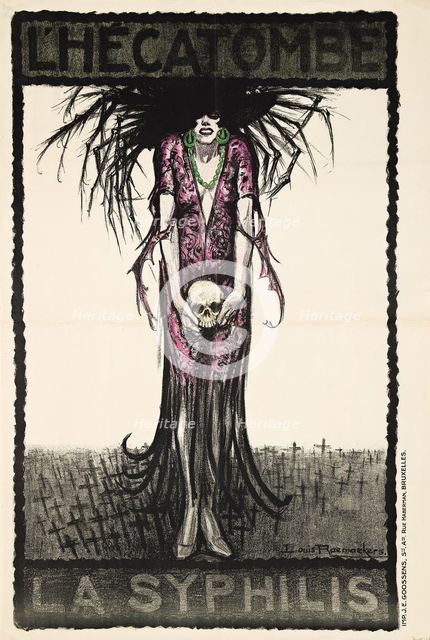 Syphilis, c1922. Creator: Louis Raemaekers.