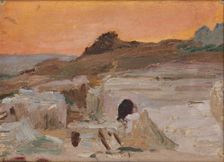 Syracuse (The Greek Theater, Evening), 1910. Creator: Jan Ciaglinski