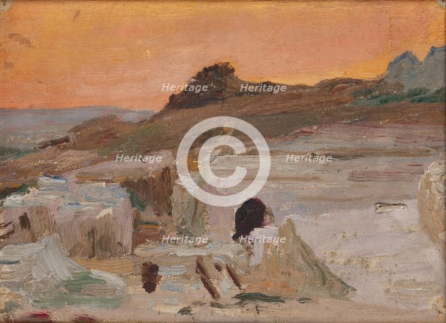 Syracuse (The Greek Theater, Evening), 1910. Creator: Jan Ciaglinski.