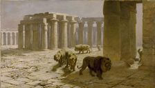 Syria, The Night Watch, 1880. Creator: Briton Riviere