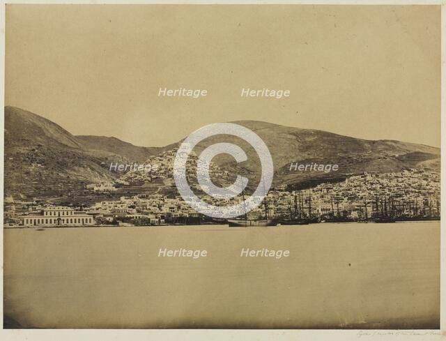 Syros, Center of the Levant Trade, c. 1850s. Creator: Unidentified Photographer.