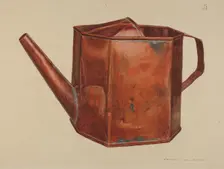 Syrup Cruet, c. 1942. Creator: Edward L Loper