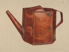Syrup Cruet, c. 1942. Creator: Edward L Loper