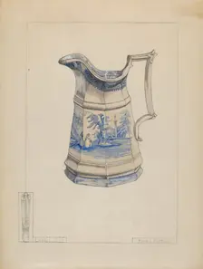 Syrup Pitcher, c. 1936. Creator: John Cutting