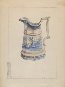 Syrup Pitcher, c. 1936. Creator: John Cutting