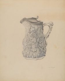 Syrup Pitcher, c. 1937. Creator: Grace Halpin